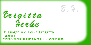 brigitta herke business card